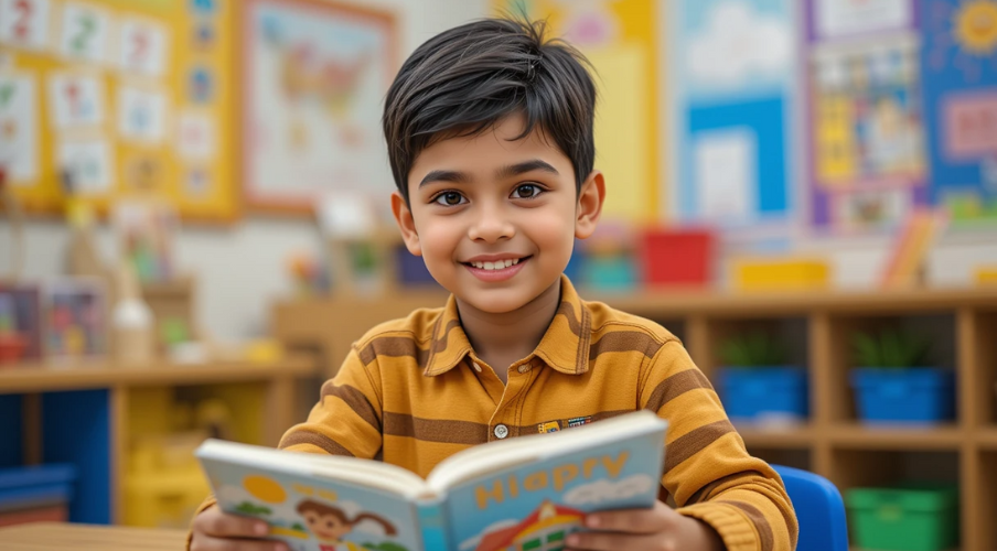 Children learning in Bloom Kidz UKG Program
